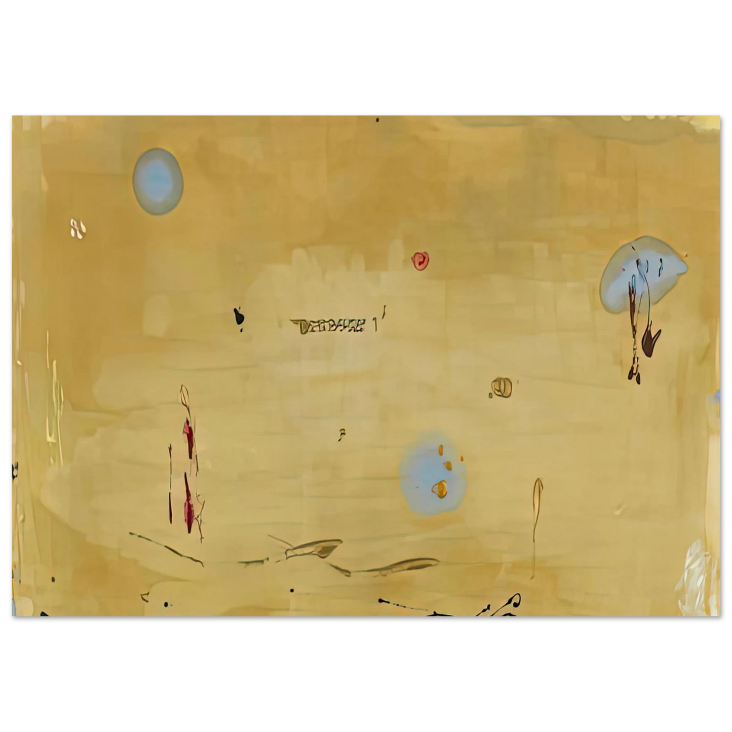 Helen Frankenthaler - Brother Angel, 1983- Wall Art - 30x40 cm / 12x16 inches - Fine Art Poster-canvas - -