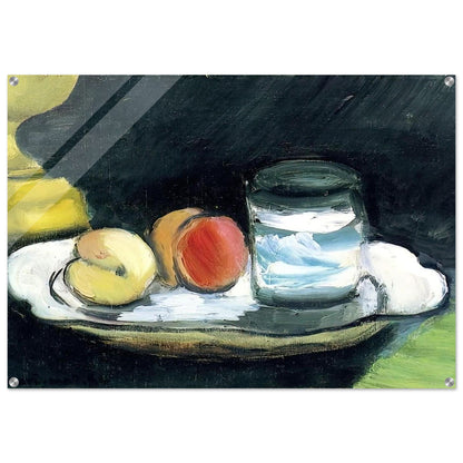 STILL LIFE PEACHES AND GLASS 1916 - Henri Matisse Acrylic Print - 70x100 cm / 28x40″ inches