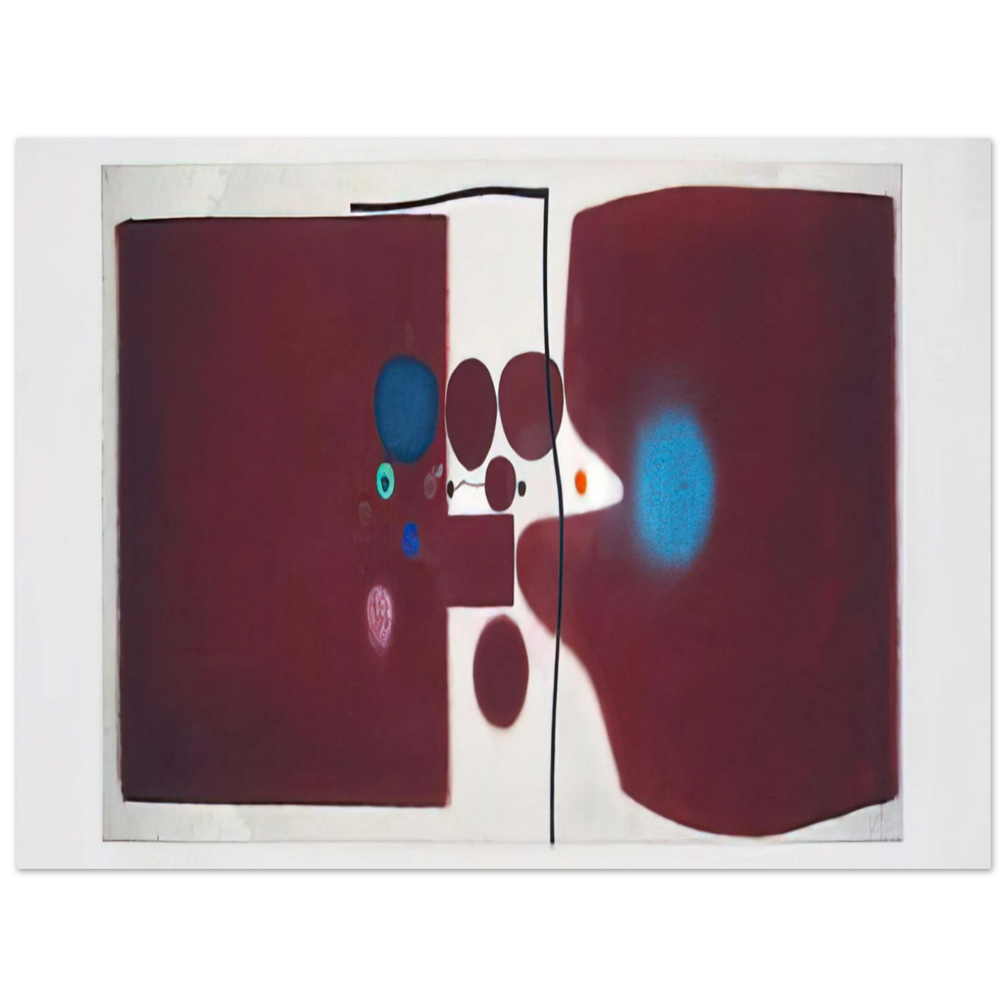 Victor Pasmore - Brown Symphony - 1979  75x100 cm / 30x40inches Fine Art Poster