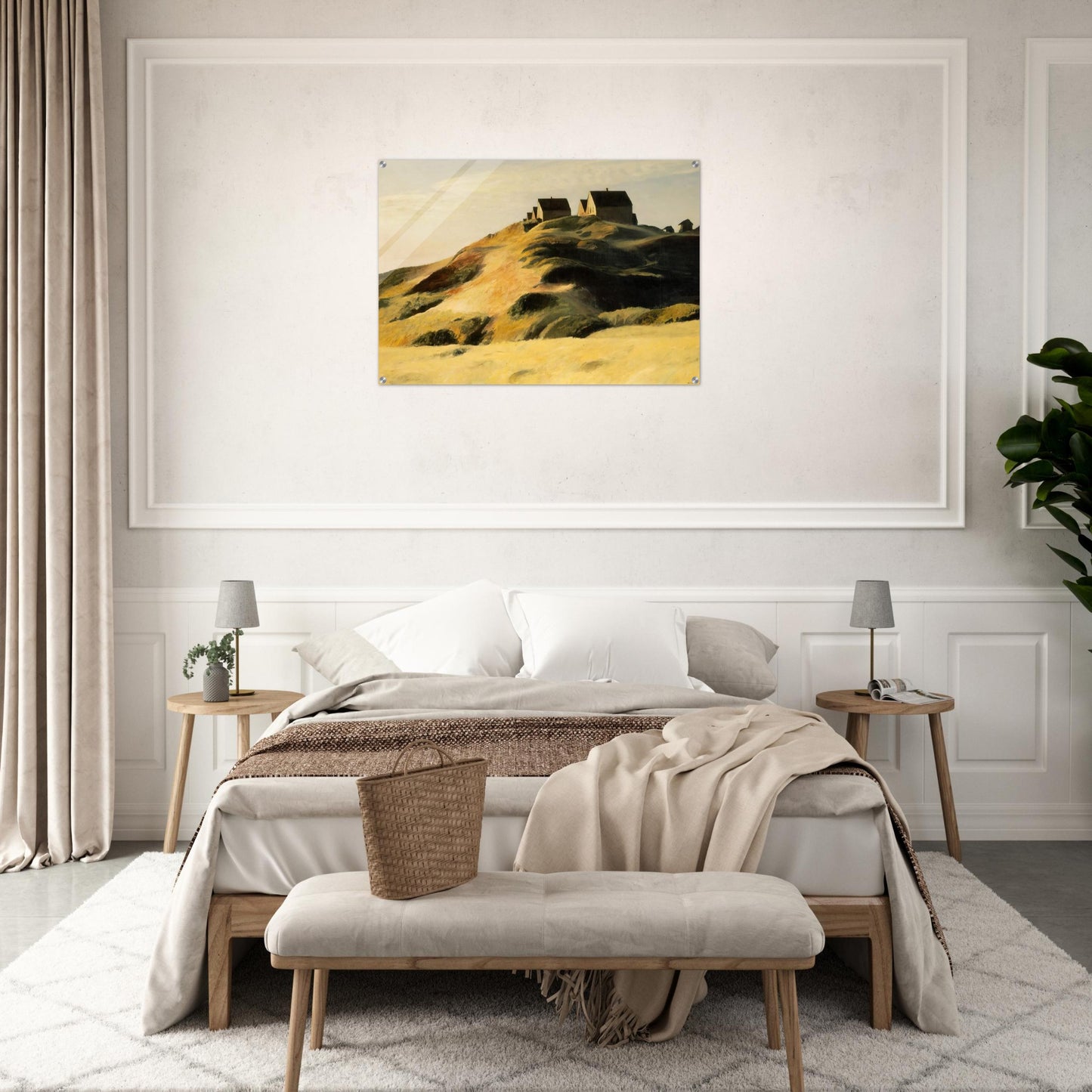 Corn Hill - Edward Hopper Acrylic Print - 70x100 cm / 28x40″ inches