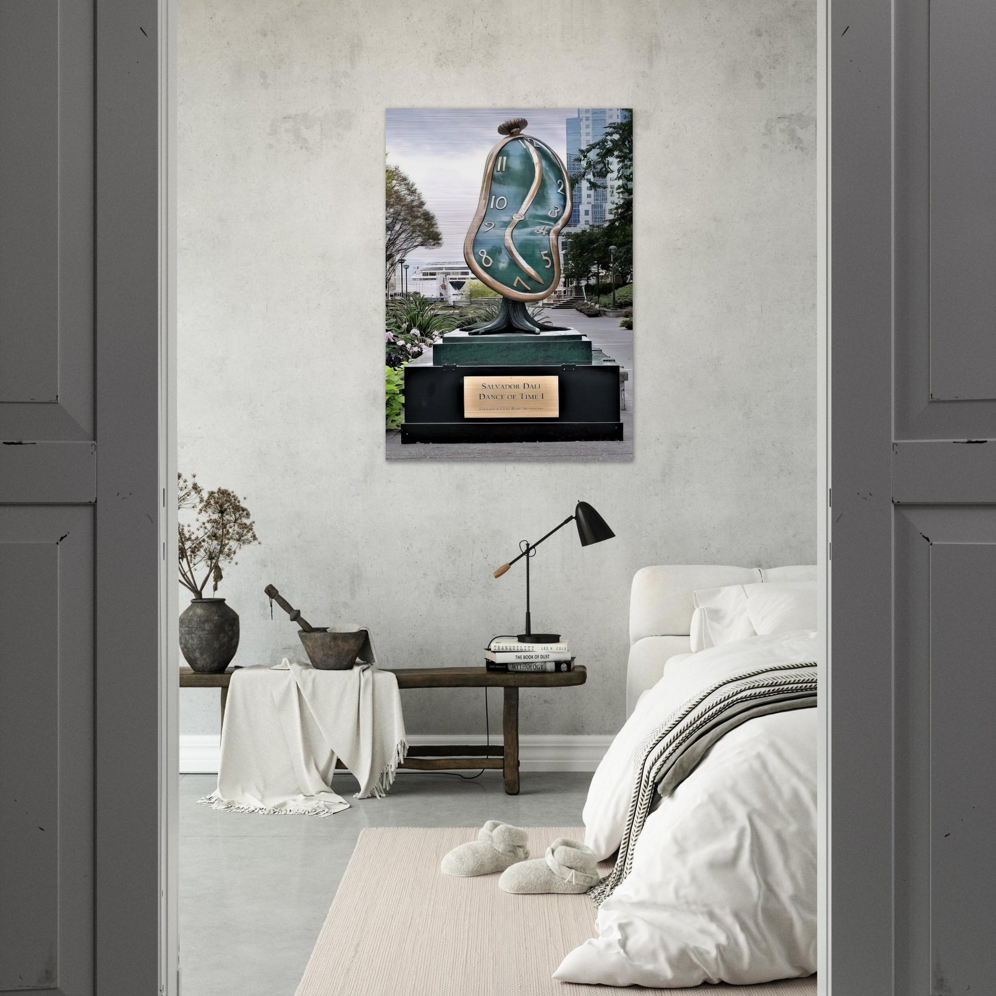 DANCE OF TIME I 1984 - Salvador Dali Brushed Aluminum Print - 70x100 cm / 28x40 inches | Salvador Dali Aluminum Print | Salvador Dali Prints