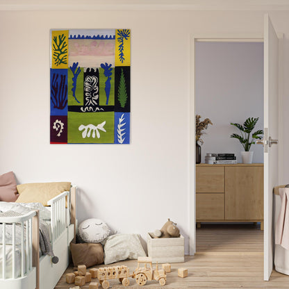 CUT OUTS 5 - Henri Matisse Brushed Aluminum Print - 70x100 cm / 28x40 inches | Henri Matisse Aluminum Print | Henri Matisse Prints