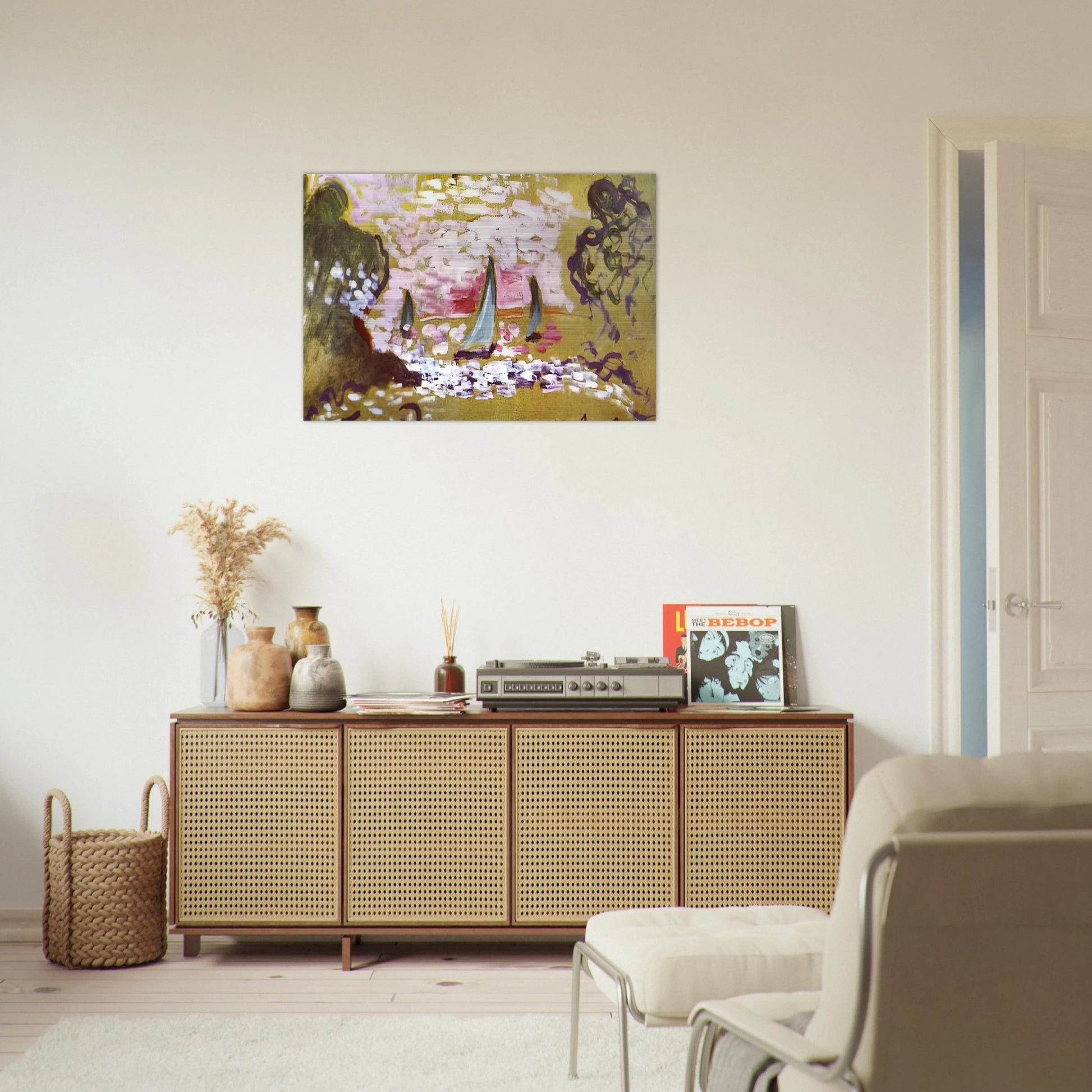 SAILBOATS - Henri Matisse Brushed Aluminum Print - 70x100 cm / 28x40 inches | Henri Matisse Aluminum Print | Henri Matisse Prints