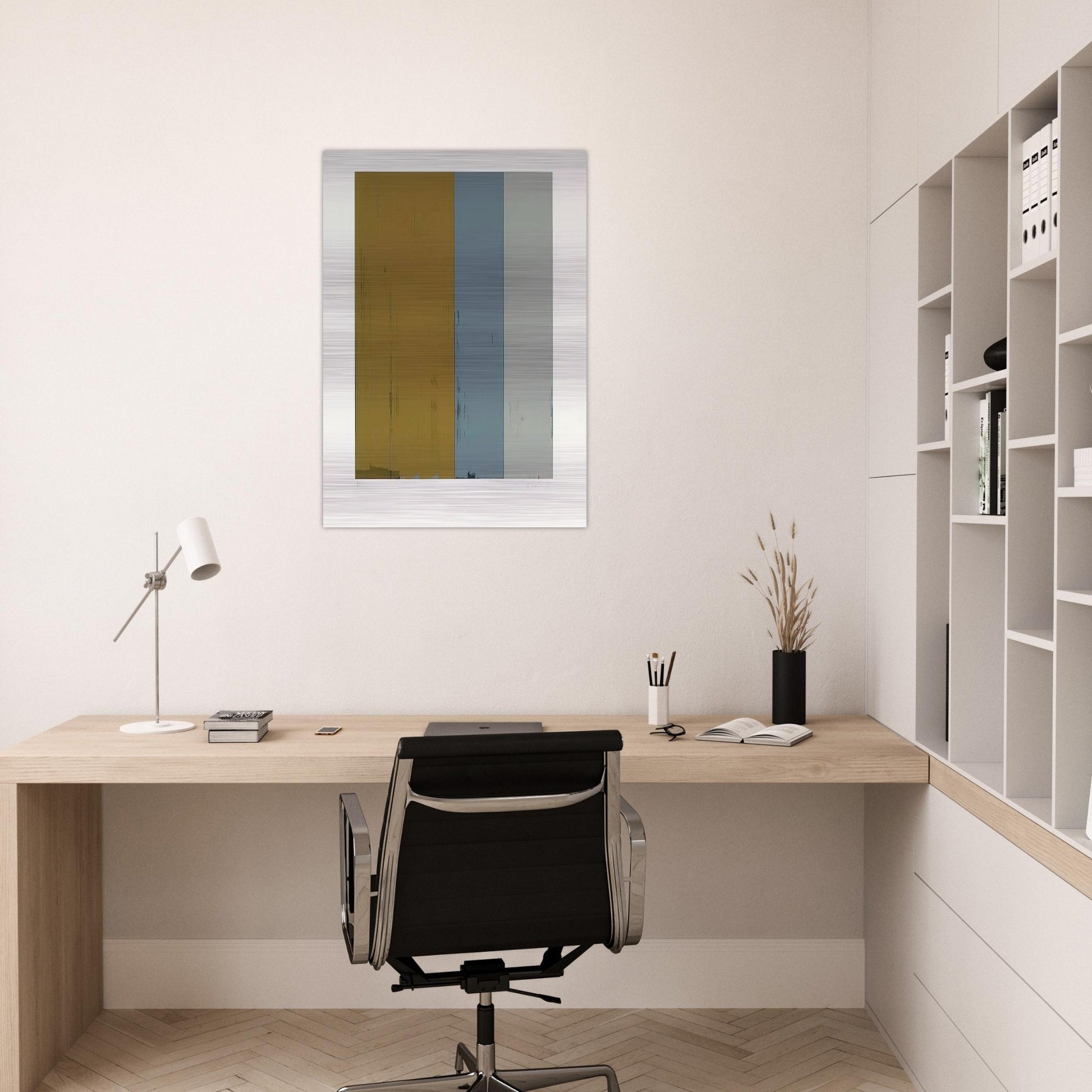 Untitled Lewison 24-5 - Color Field Painting - Brice Marden Brushed Aluminum Print - 70x100 cm / 28x40 inches | Brice Marden Aluminum Print | Brice Marden Prints