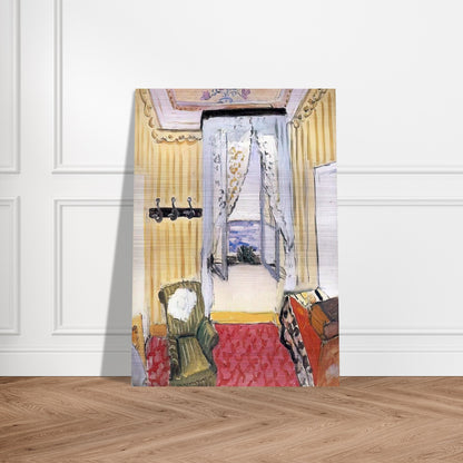 MY ROOM AT THE BEAU RIVAGE 1918 - Henri Matisse Brushed Aluminum Print - 70x100 cm / 28x40 inches | Henri Matisse Aluminum Print | Henri Matisse Prints