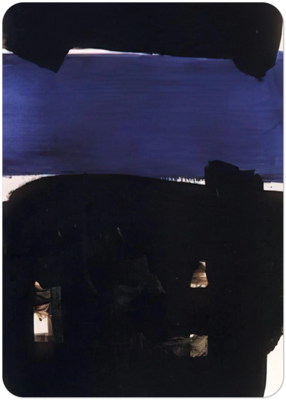 Peinture 23 Mai 1969 - 1969 By Pierre Soulages Pack of 10 Post Cards | Pierre Soulages Post Cards | A6 (10.5 x 14.8 cm) - 4.1 x 5.8 inches