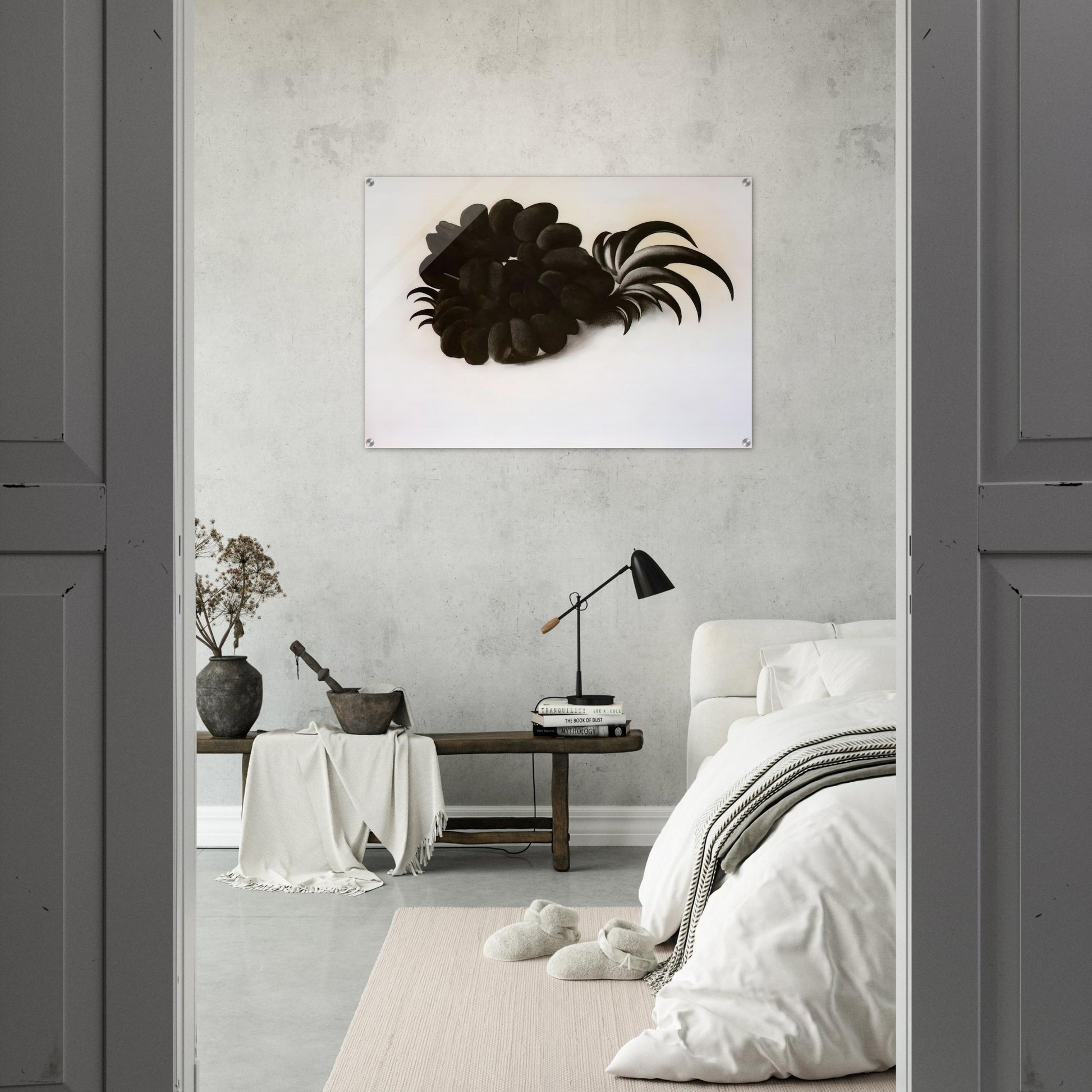 Eagle Claw and Bean Necklace - Georgia O'Keeffe Acrylic Print - 70x100 cm / 28x40″ inches