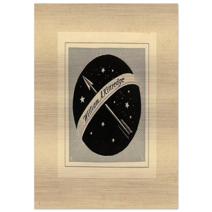 Illustration to William A. Kittredge - Rockwell Kent Brushed Aluminum Print - 70x100 cm / 28x40 inches | Rockwell Kent Aluminum Print | Rockwell Kent Prints