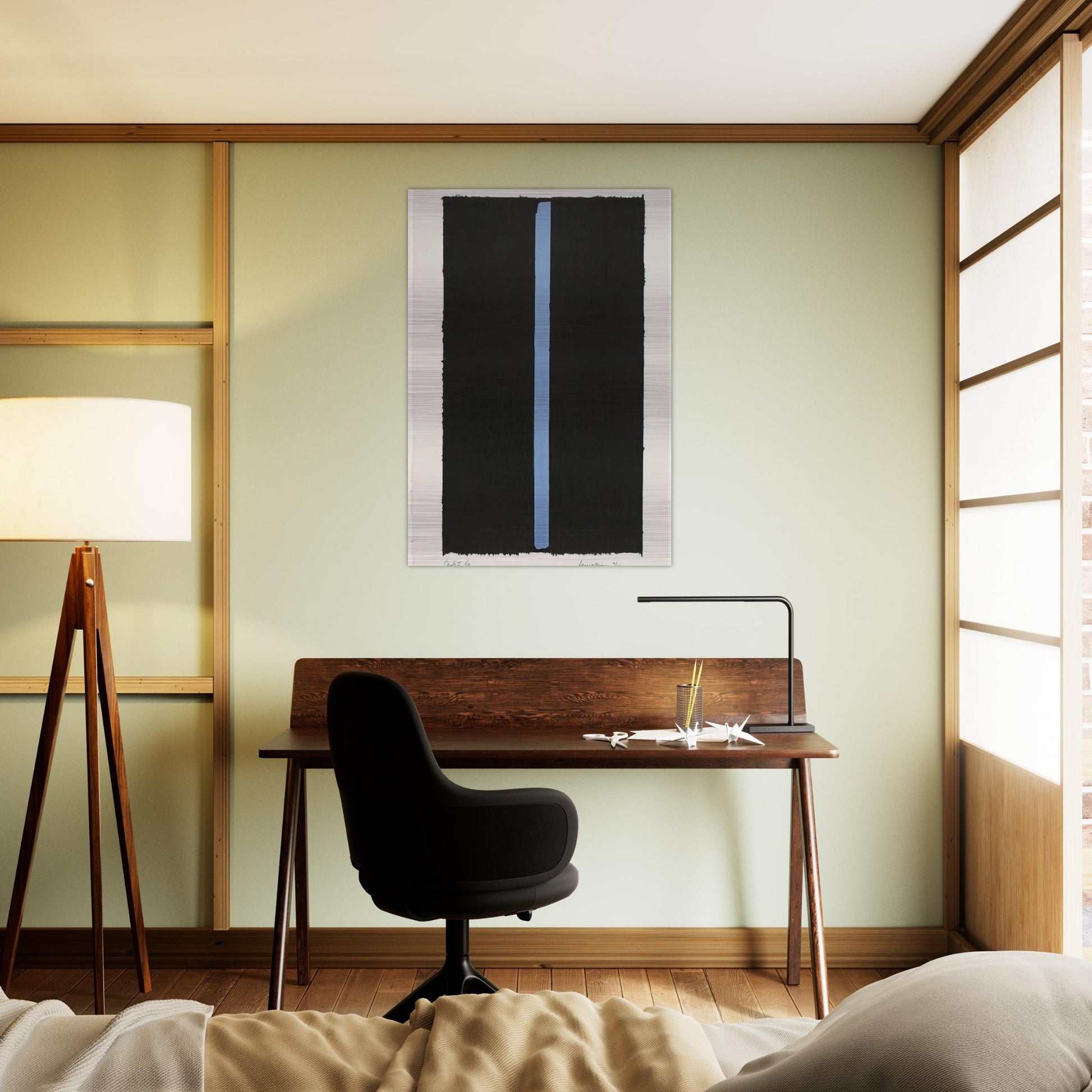 Canto II - Barnett Newman Brushed Aluminum Print - 70x100 cm / 28x40 inches | Barnett Newman Aluminum Print | Barnett Newman Prints