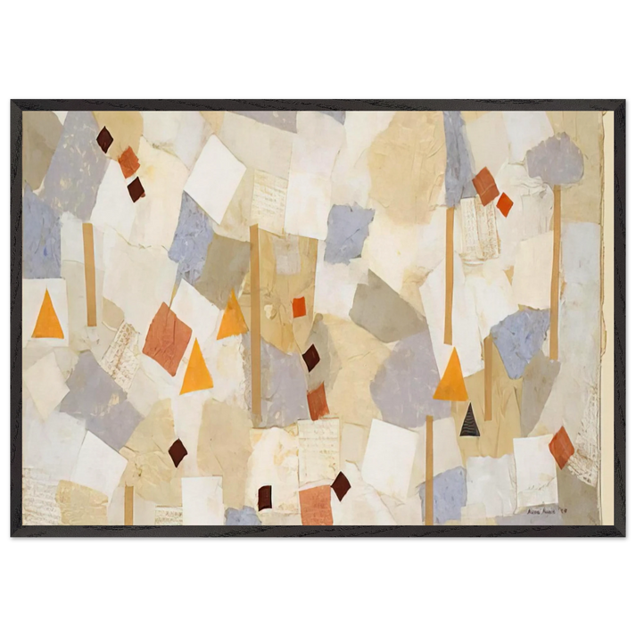 Number 547 - 1954 - Anne Ryan 70x100 cm / 28x40 inches Framed Art Print – Black Wooden Frame