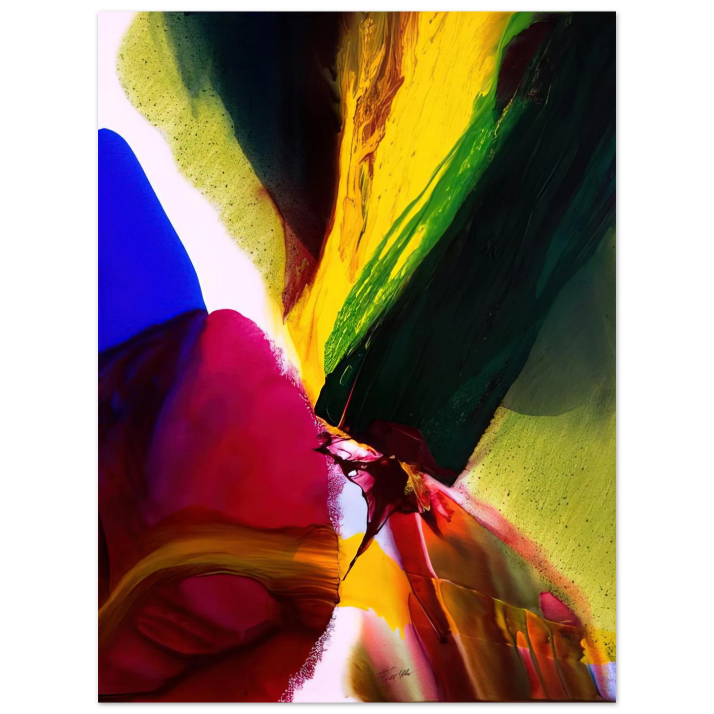 Paul Jenkins - Phenomena Phoenix Equinox - 2006  75x100 cm / 30x40inches Fine Art Poster