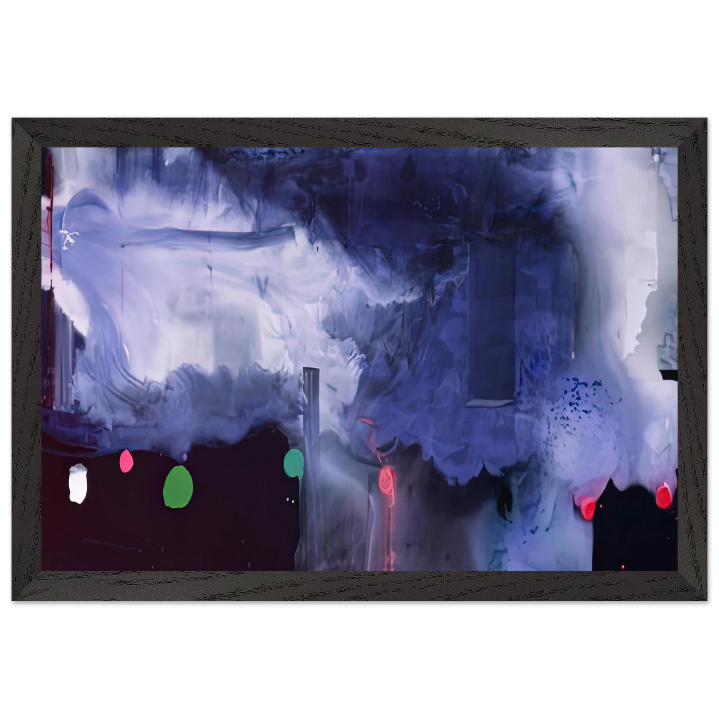 Helen Frankenthaler - Star Gazing, 1989- Wall Art - 21x29.7 cm / 8x12" - Premium Wooden Framed Poster With Fine Art Paper-canvas - White frame