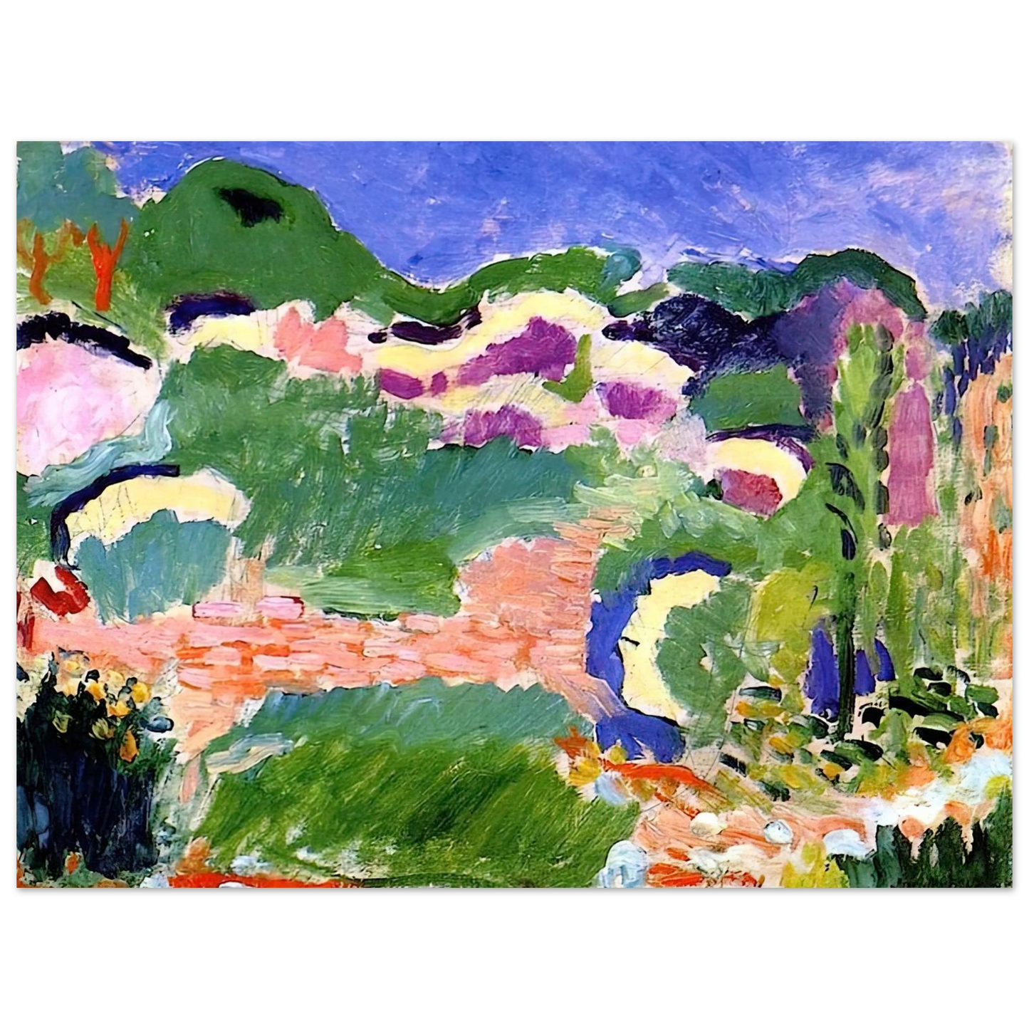 Henri Matisse - LES GENETS 1905  75x100 cm / 30x40inches Fine Art Poster