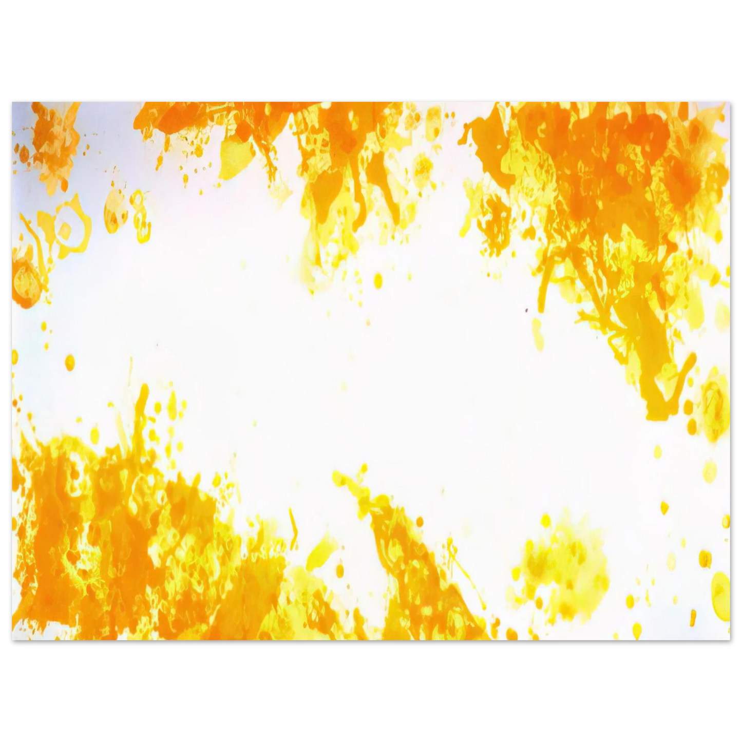 Sam Francis - Spleen  Yellow   75x100 cm / 30x40inches Fine Art Poster