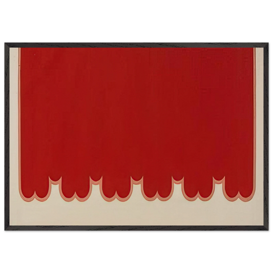 Interior - 1983 - Thomas Downing 70x100 cm / 28x40 inches Framed Art Print – Black Wooden Frame