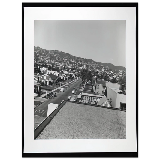 Edward Ruscha - RESIDENTIAL ROOFTOPS SERIES 1  75x100 cm / 30x40inches Fine Art Poster