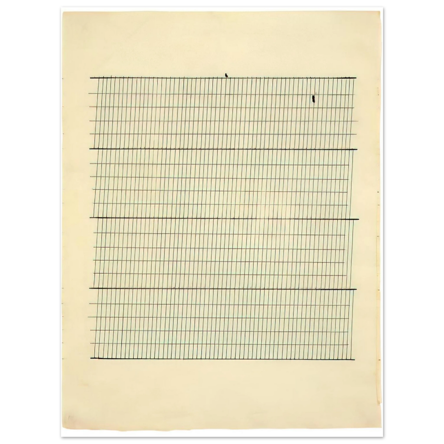Agnes Martin - Aspiration  75x100 cm / 30x40inches Fine Art Poster