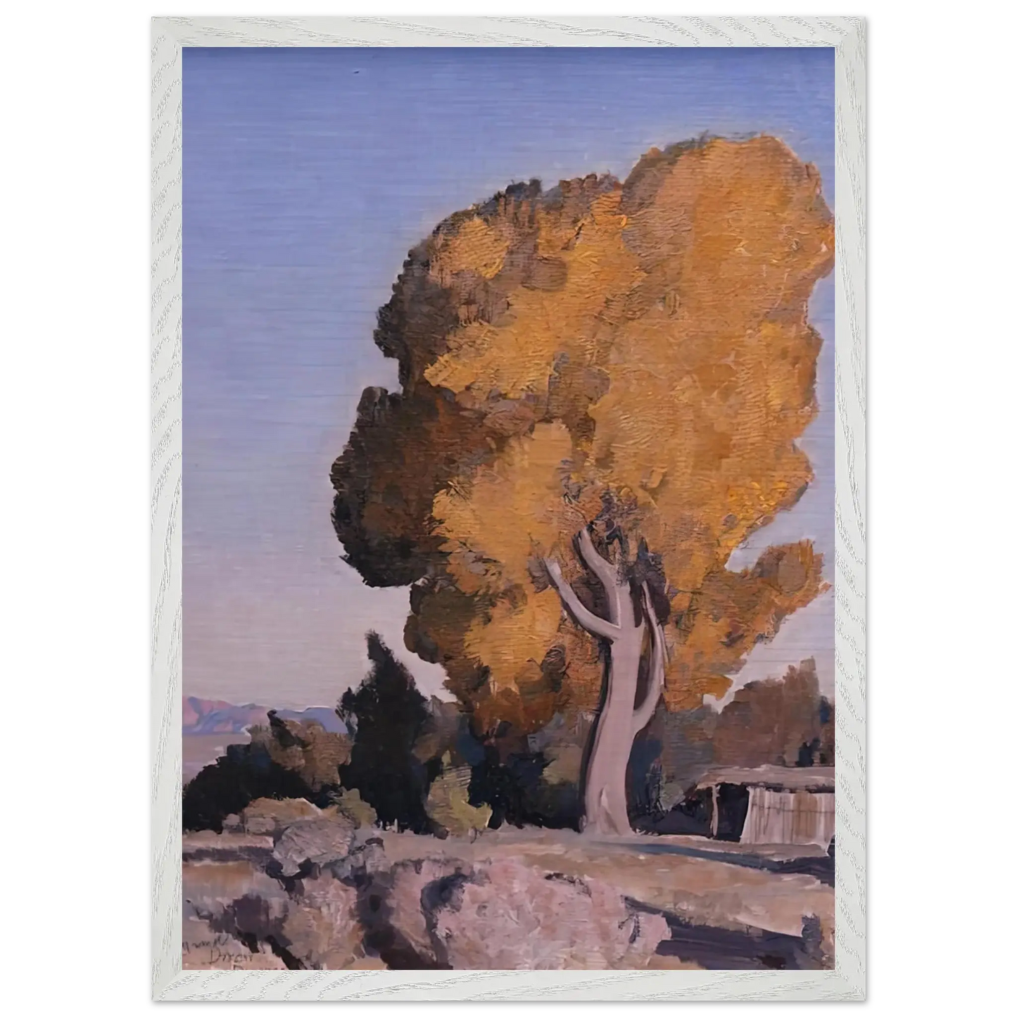 Maynard Dixon - LOW COUNTRY COTTONWOOD 1940 Wall art - A0 (84.1 x 118.9  cm) - Fine Art Poster - -