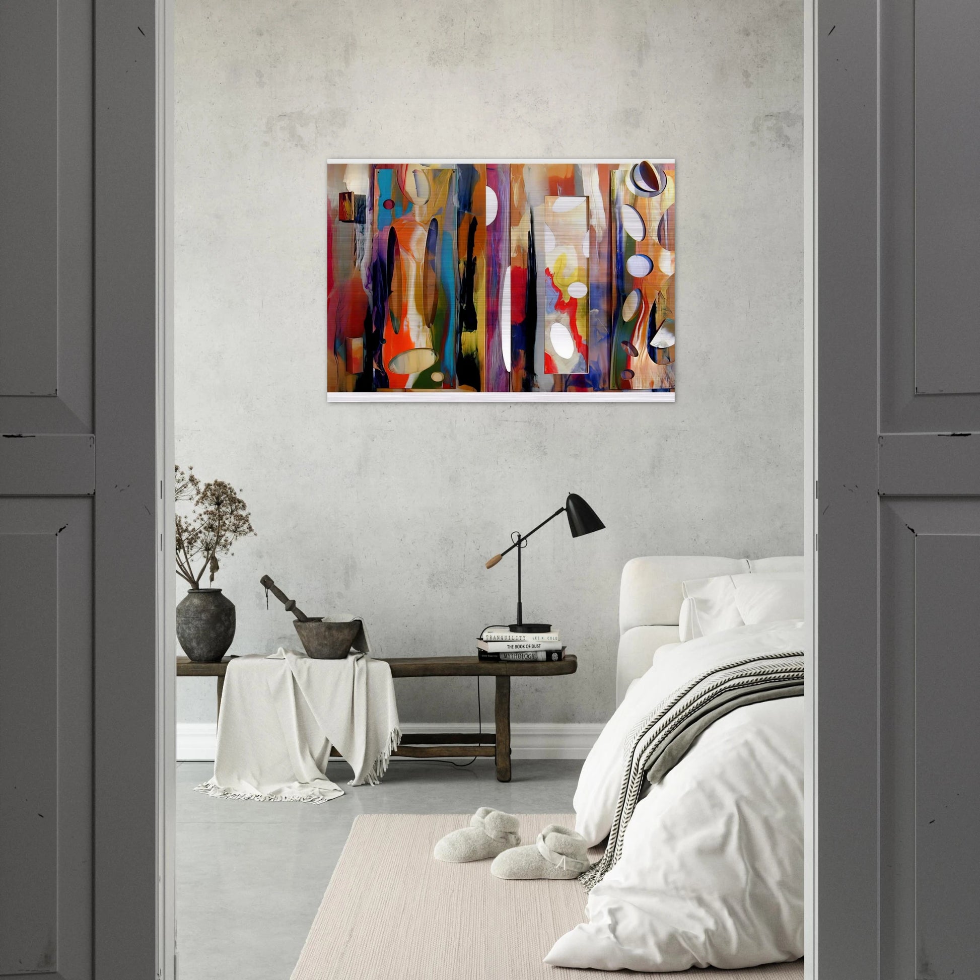 Tapestry - Sam Gilliam Brushed Aluminum Print - 70x100 cm / 28x40 inches | Sam Gilliam Aluminum Print | Sam Gilliam Prints