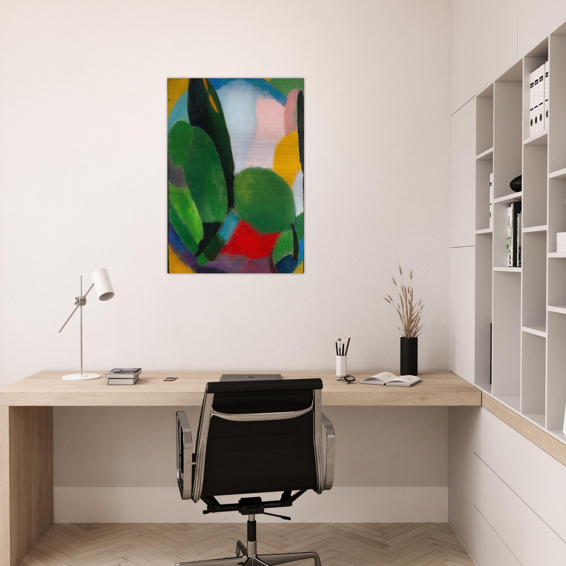 VARIATION 1916 - Alexej von Jawlensky Brushed Aluminum Print - 70x100 cm / 28x40 inches | Alexej von Jawlensky Aluminum Print | Alexej von Jawlensky Prints