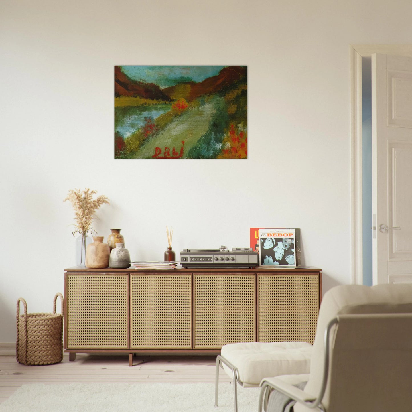LANDSCAPE 2 - Salvador Dali Brushed Aluminum Print - 70x100 cm / 28x40 inches | Salvador Dali Aluminum Print | Salvador Dali Prints