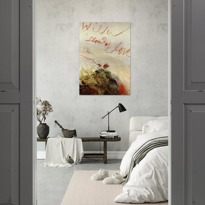 Wilder Shores of Love - Cy Twombly Brushed Aluminum Print - 70x100 cm / 28x40 inches | Cy Twombly Aluminum Print | Cy Twombly Prints