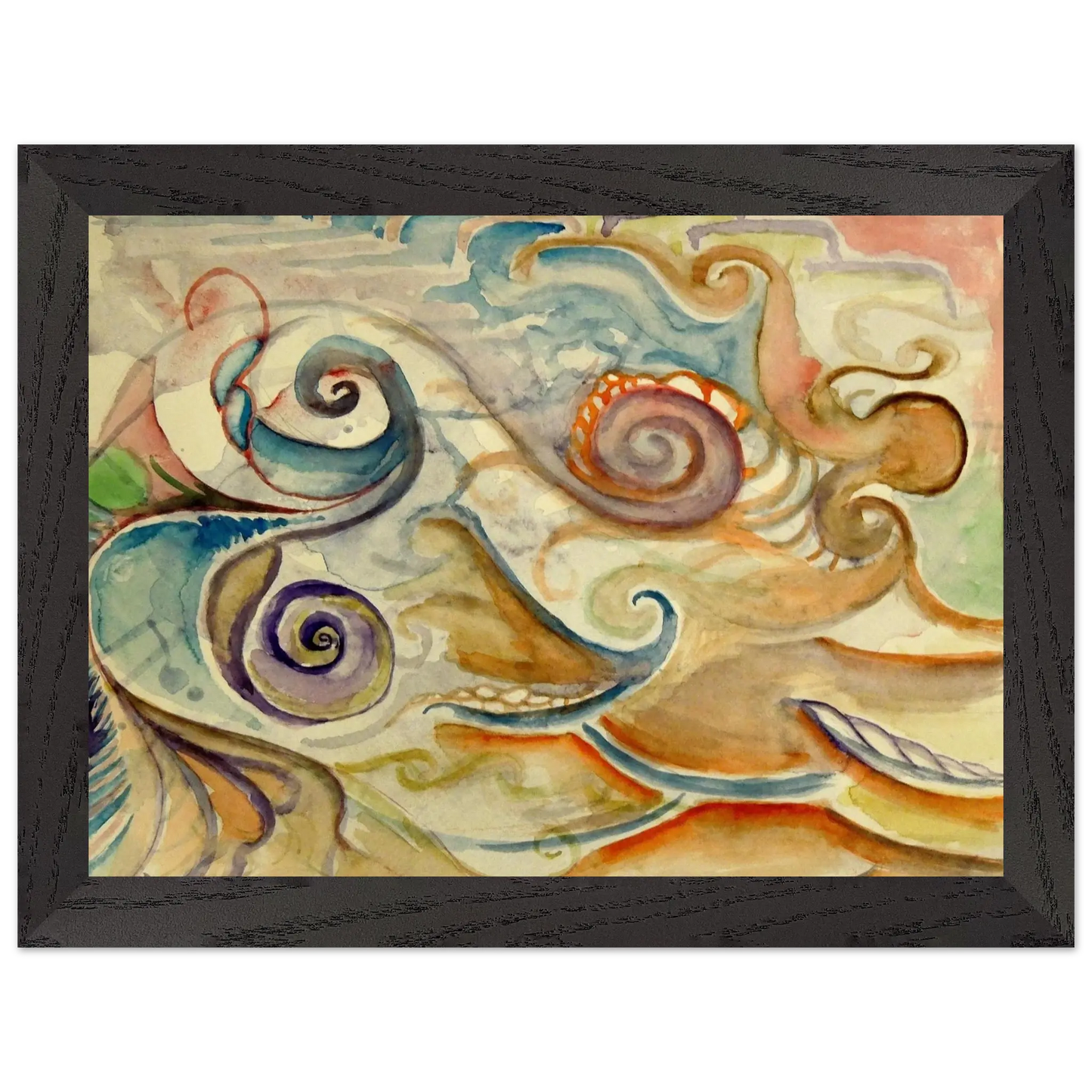 Walter Inglis Anderson - Walter Anderson Wall art - 27x35 cm / 11x14 Inches - Premium Wooden Framed Poster With Fine Art Paper - Wood frame