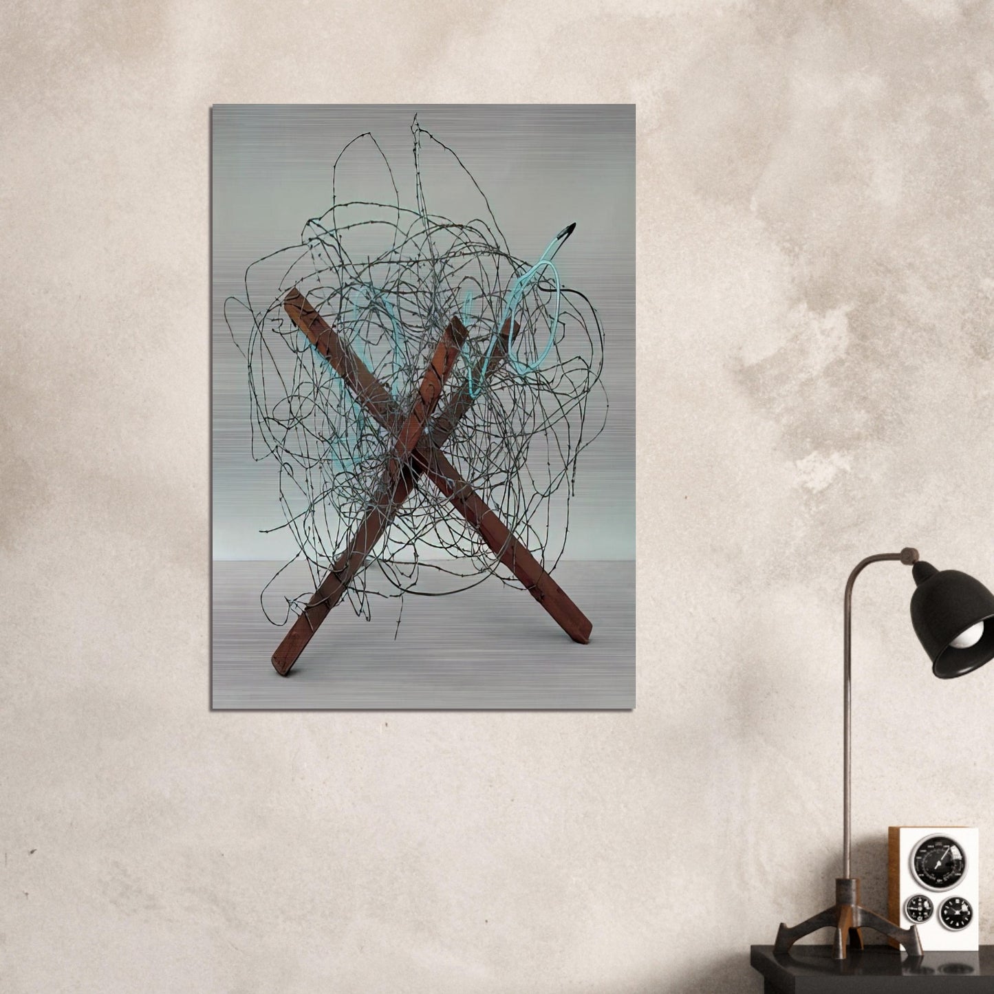 Tumbleweed - James Rosenquist Brushed Aluminum Print - 70x100 cm / 28x40 inches | James Rosenquist Aluminum Print | James Rosenquist Prints