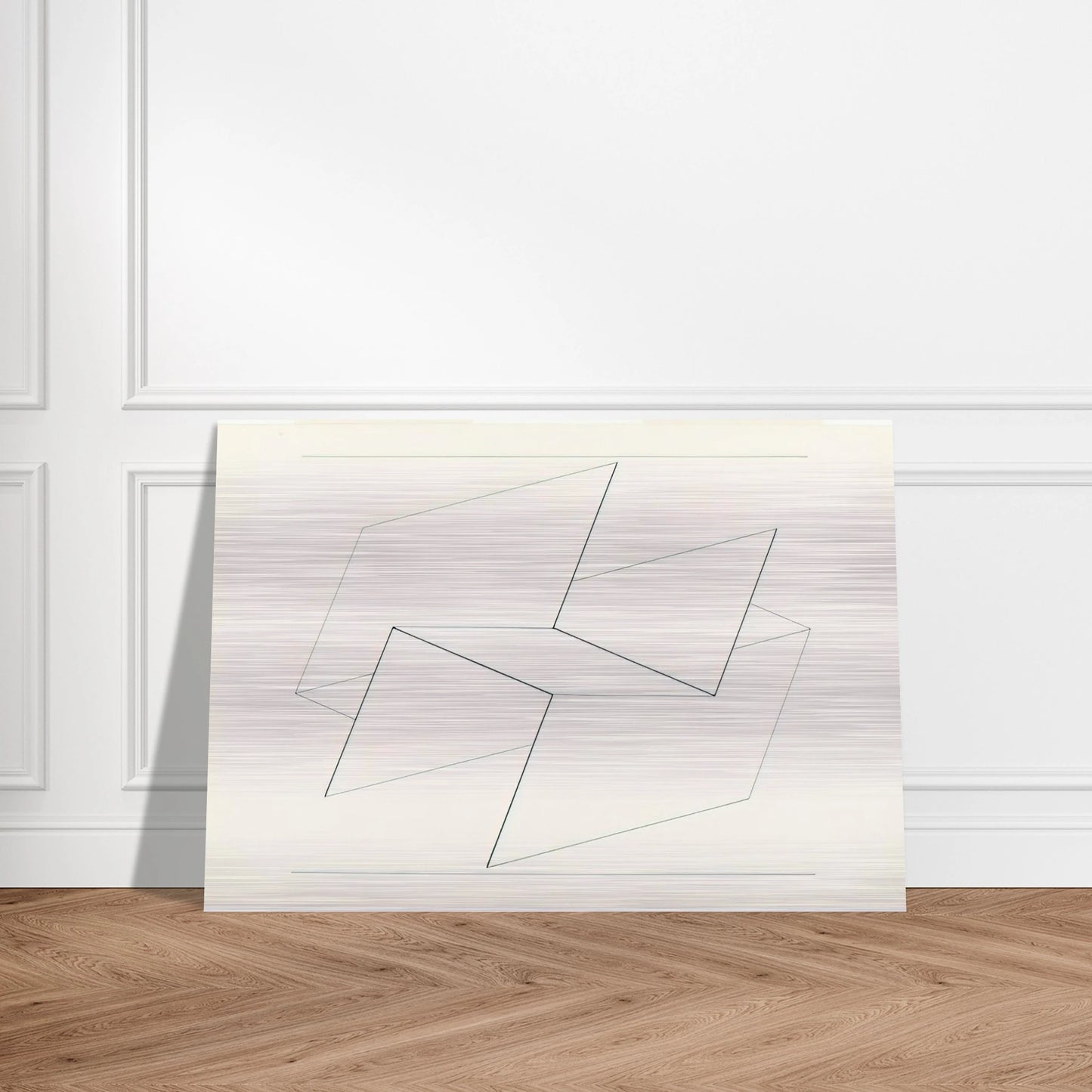 STRUCTURAL CONSTELLATION VI 1960 - Josef Albers Brushed Aluminum Print - 70x100 cm / 28x40 inches | Josef Albers Aluminum Print | Josef Albers Prints