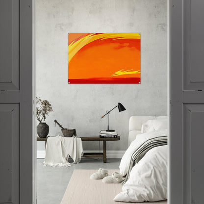 From the Plains II - Georgia O'Keeffe Acrylic Print - 70x100 cm / 28x40″ inches | Georgia O'Keeffe Wall Art | Georgia O'Keeffe Prints