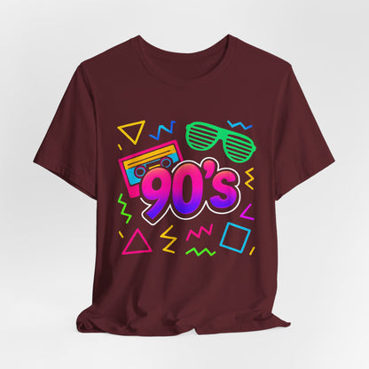 Ouderwetse jaren 90 muziek - arcade vibes Klassieke jaren 90 vintage. Jaren 1990 90s retro Ik hou van de jaren 90 T-shirt