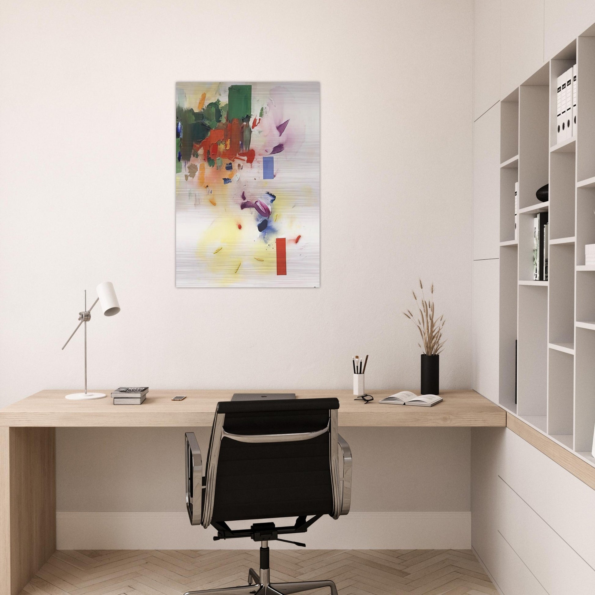 The Castle - Hans Hofmann Brushed Aluminum Print - 70x100 cm / 28x40 inches | Hans Hofmann Aluminum Print | Hans Hofmann Prints