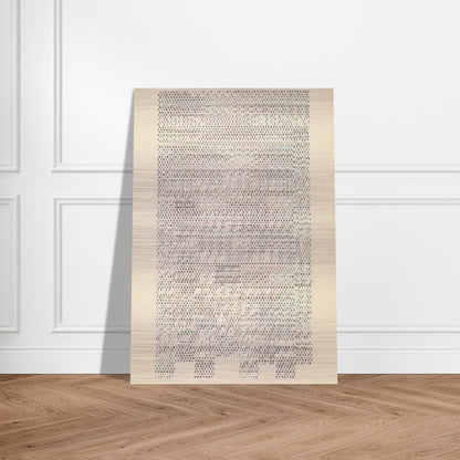 Idea - 1960 - Dieter Roth Brushed Aluminum Print - 70x100 cm / 28x40 inches | Dieter Roth Aluminum Print | Dieter Roth Prints
