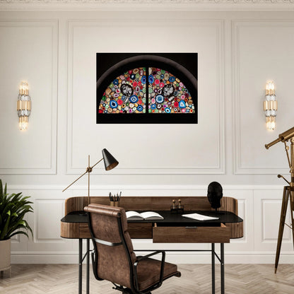 AHATFENSTER 2009 3 - Sigmar Polke Brushed Aluminum Print - 70x100 cm / 28x40 inches | Sigmar Polke Aluminum Print | Sigmar Polke Prints