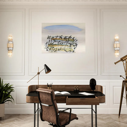 UNTITLED 4 - Henri Michaux Brushed Aluminum Print - 70x100 cm / 28x40 inches | Henri Michaux Aluminum Print | Henri Michaux Prints