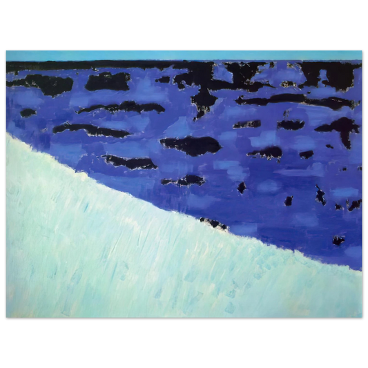 Milton Avery - Sea Grasses and Blue Sea - 1958  75x100 cm / 30x40inches Fine Art Poster