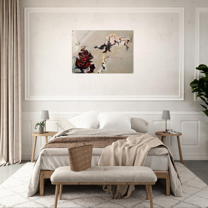 Untitled - 1959 - Hassel Smith Acrylic Print - 70x100 cm / 28x40″ inches