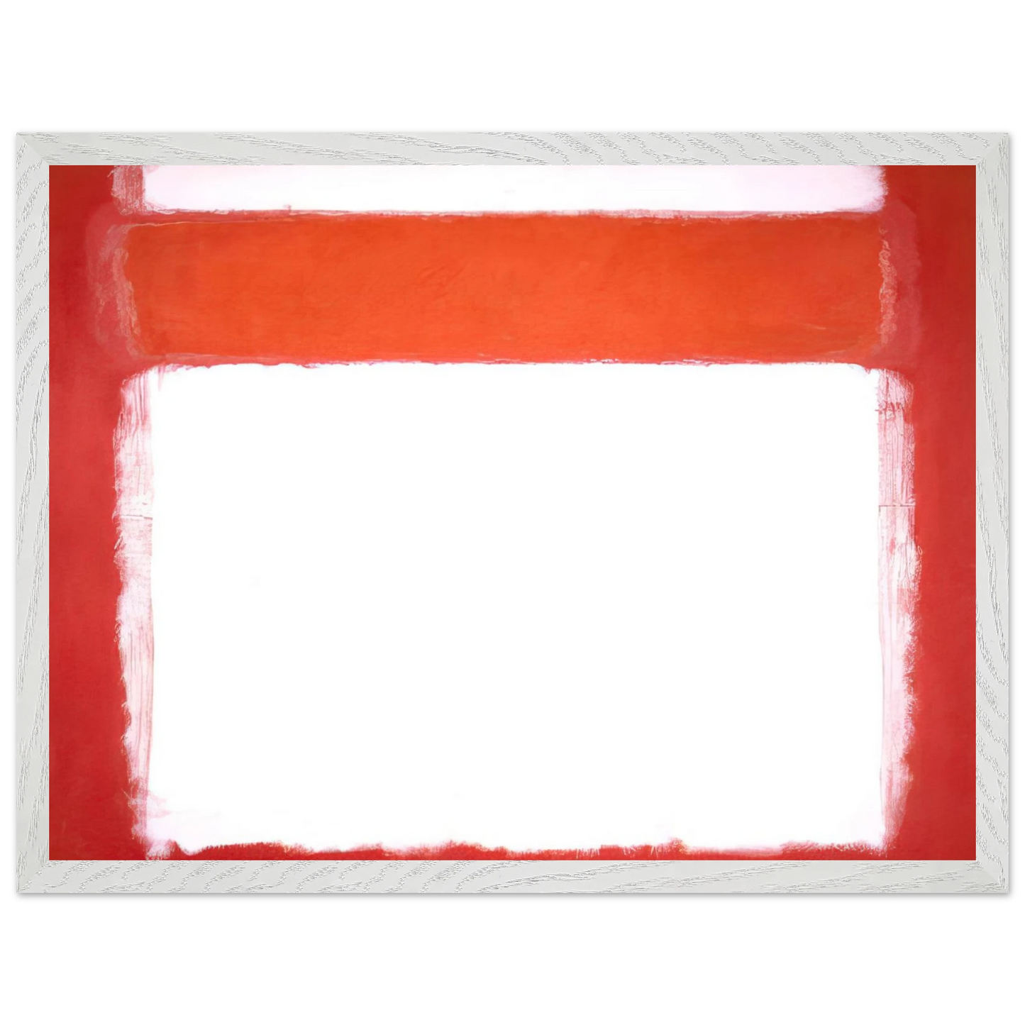 Mark Rothko - No. 16 - 1957 Wall Art - 21x29.7 cm / 8x12" - Premium Wooden Framed Poster With Fine Art Paper - Wood frame