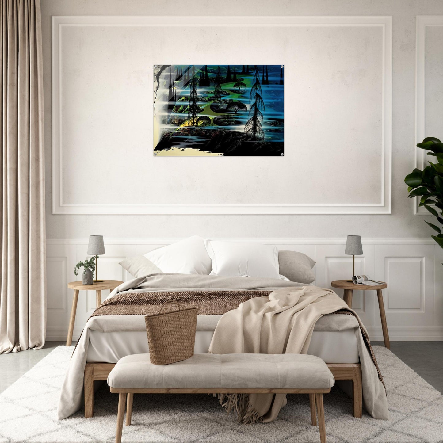 Beauty Beyond Believing - Eyvind Earle Acrylic Print - 70x100 cm / 28x40″ inches