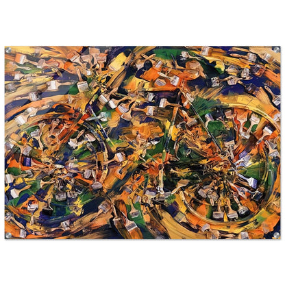 Wheels of Fortune - 1995 - Arman Acrylic Print - 70x100 cm / 28x40″ inches