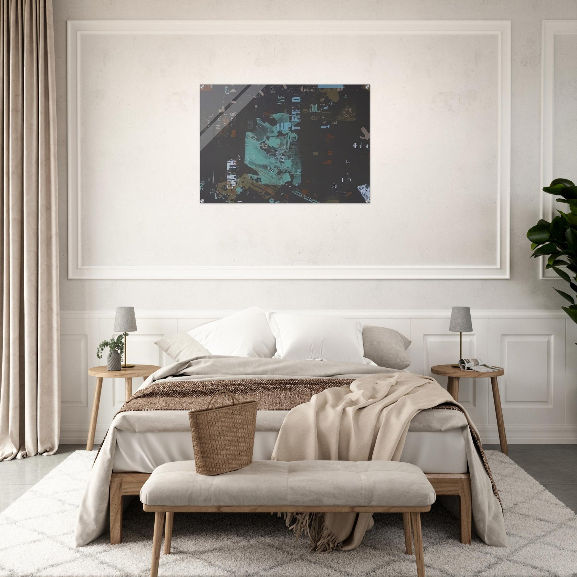 Not Wanting to Say Anything About Marcel Detail - 1969 - John Cage Acrylic Print - 70x100 cm / 28x40″ inches