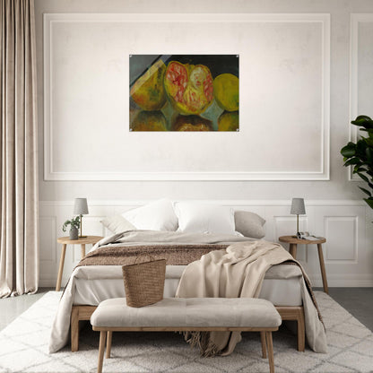 STILL LIFE POMEGRANATES - Salvador Dali Acrylic Print - 70x100 cm / 28x40″ inches