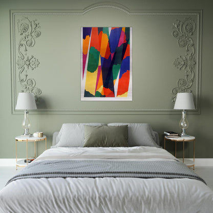 Wait - Untitled XIX - 1968 - Piero Dorazio Brushed Aluminum Print - 70x100 cm / 28x40 inches | Piero Dorazio Aluminum Print | Piero Dorazio Prints