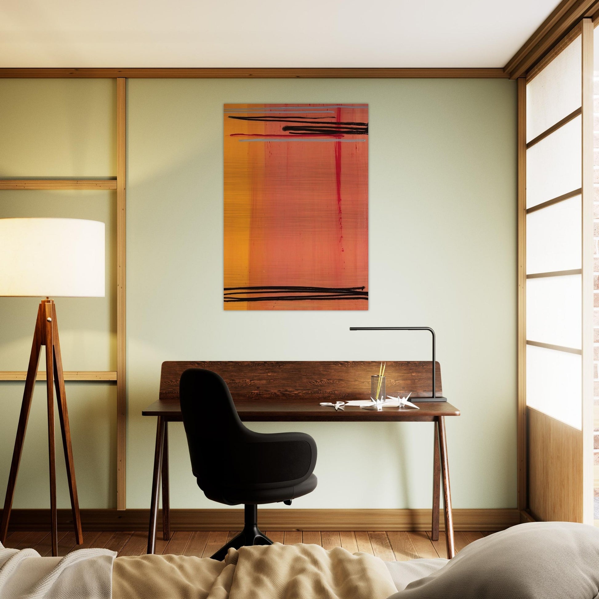 Caxambus - Color Field Painting - Larry Zox Brushed Aluminum Print - 70x100 cm / 28x40 inches | Larry Zox Aluminum Print | Larry Zox Prints