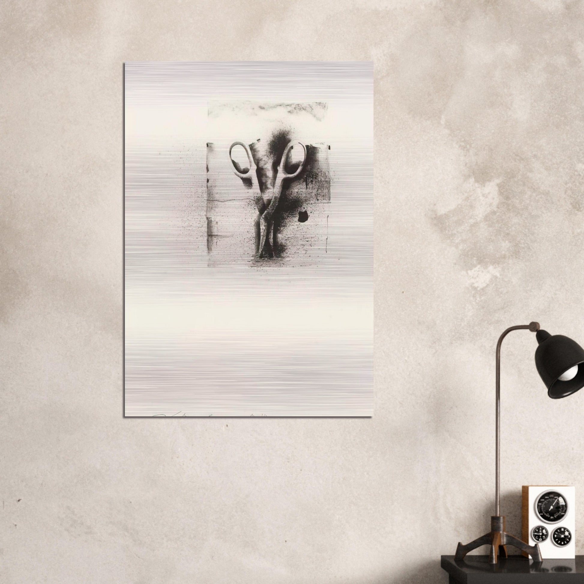 UNTITLED FROM TEN WINTER TOOLS 1973 2 - Jim Dine Brushed Aluminum Print - 70x100 cm / 28x40 inches | Jim Dine Aluminum Print | Jim Dine Prints