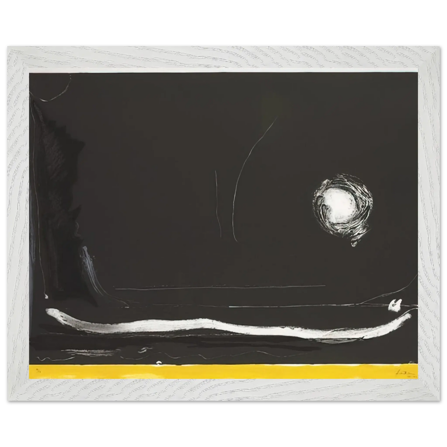 Helen Frankenthaler - Yellow Jack - 1985 Wall art - A3 (29.7 x 42  cm) - Fine Art Poster - -