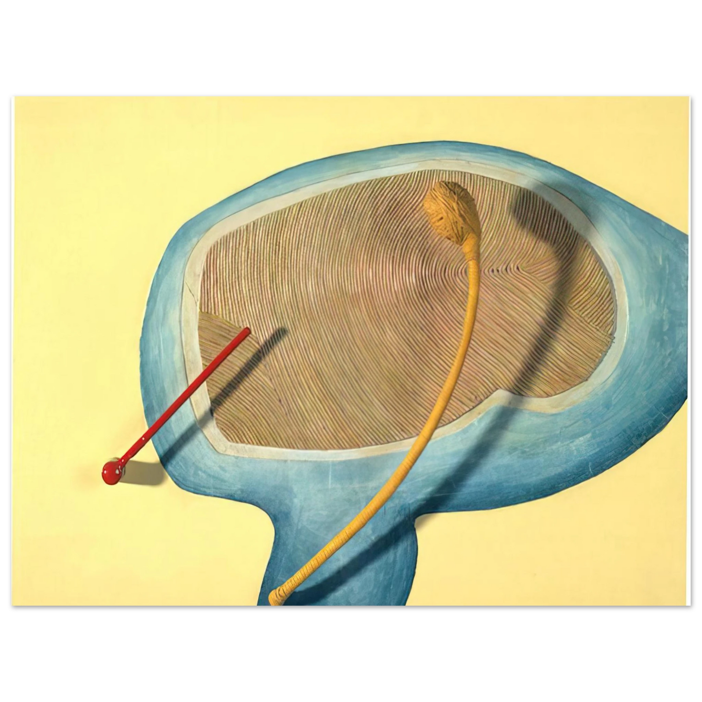 Eva Hesse - LEGS OF A WALKING BALL 1965  75x100 cm / 30x40inches Fine Art Poster