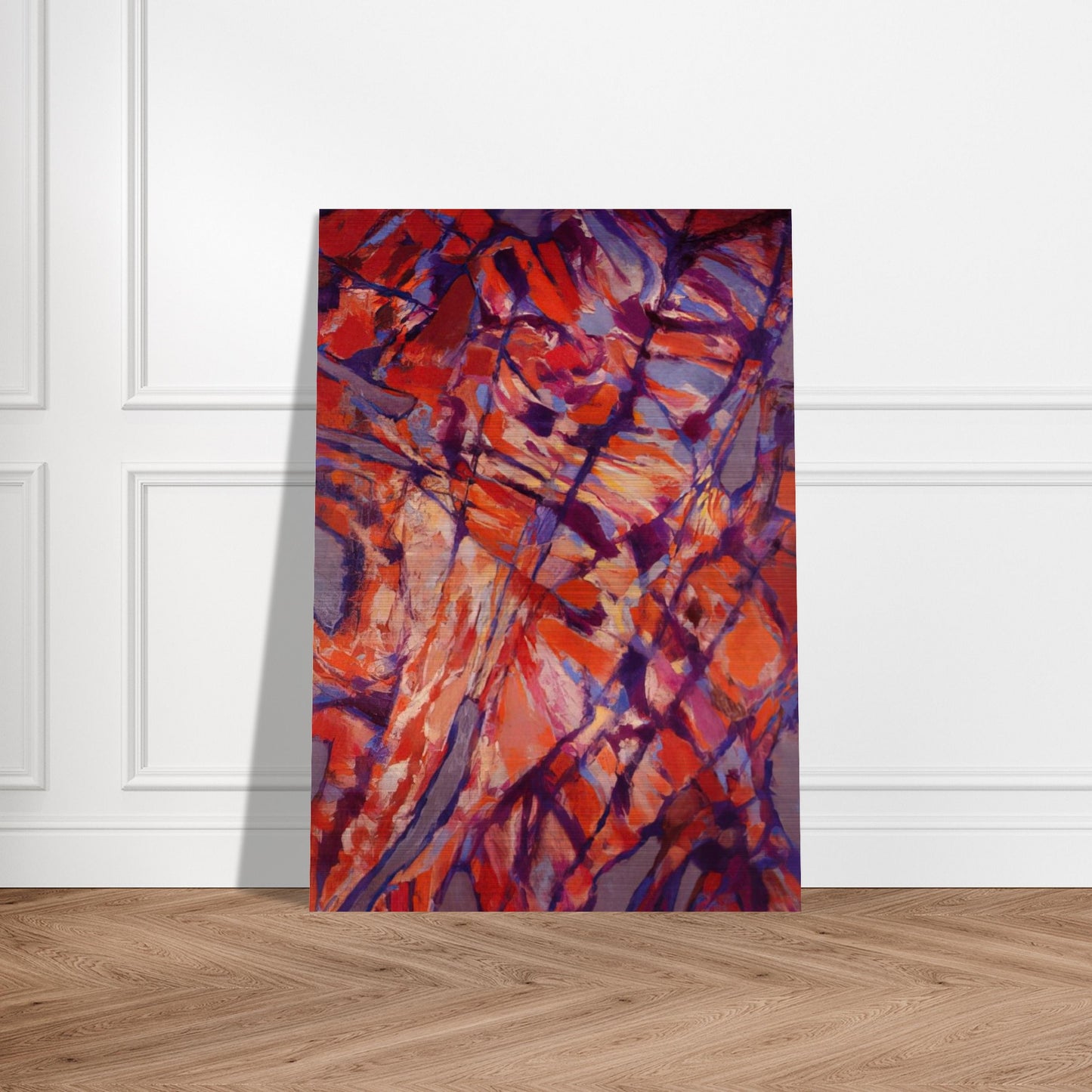 Terre assoiffée I - 1966 - Alfred Manessier Brushed Aluminum Print - 70x100 cm / 28x40 inches | Alfred Manessier Aluminum Print | Alfred Manessier Prints