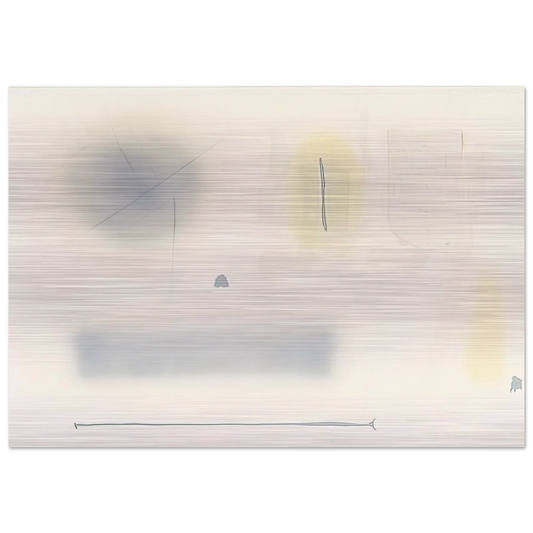 Untitled - 1952 - John Ferren Brushed Aluminum Print - 70x100 cm / 28x40 inches | John Ferren Aluminum Print | John Ferren Prints