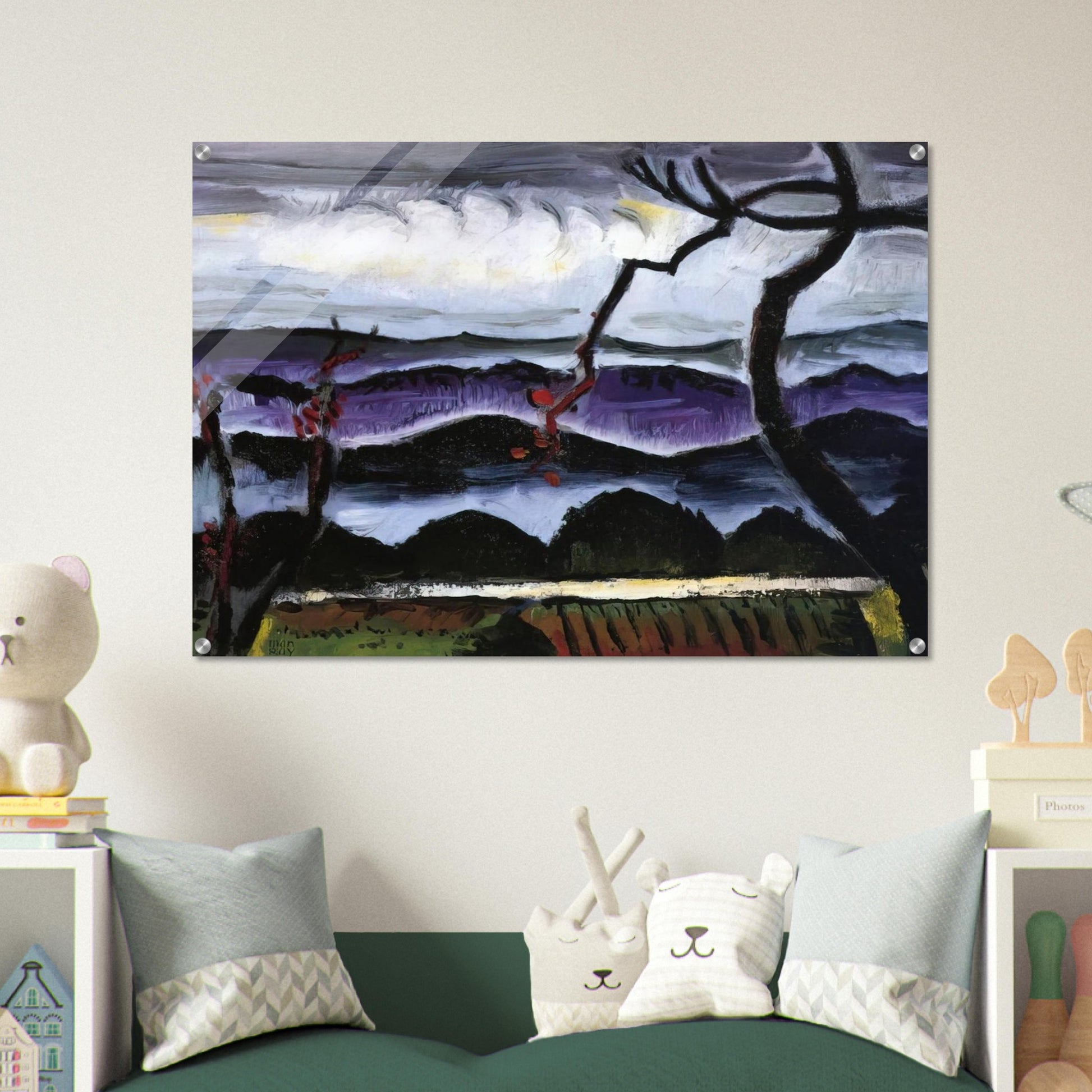 HILLS - Man Ray Acrylic Print - 70x100 cm / 28x40″ inches